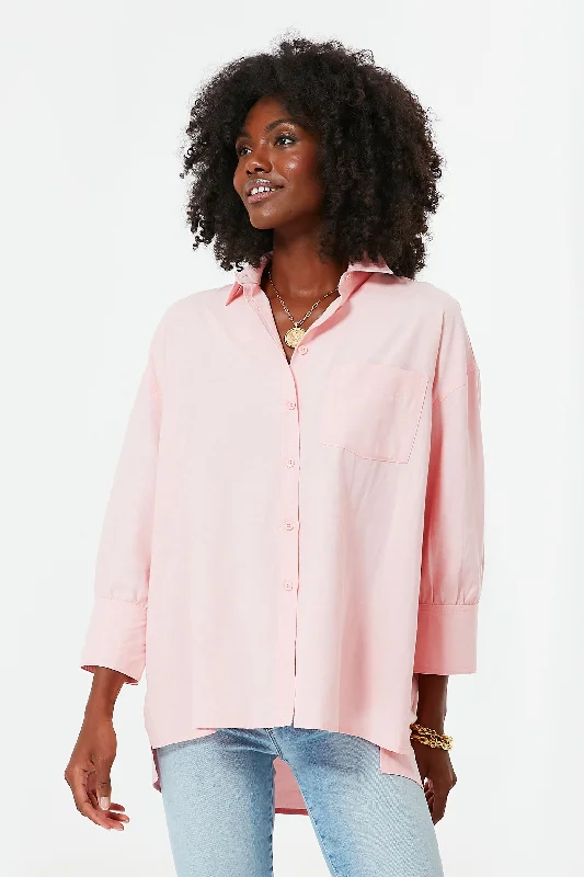 Pink Adair Boyfriend Shirt