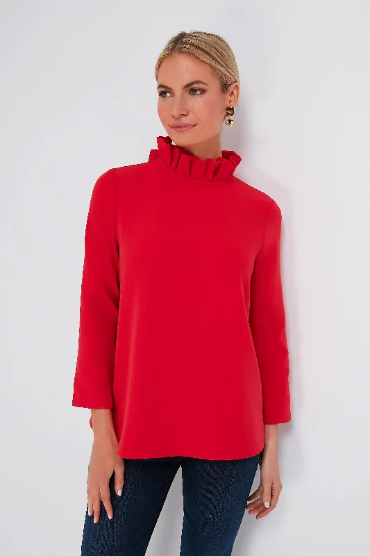 Poppy Red Faye Blouse