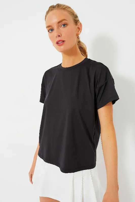 Black Short Sleeve Ryan Boyfriend Tee