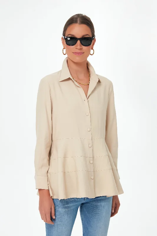 Tan Ashlen Blouse