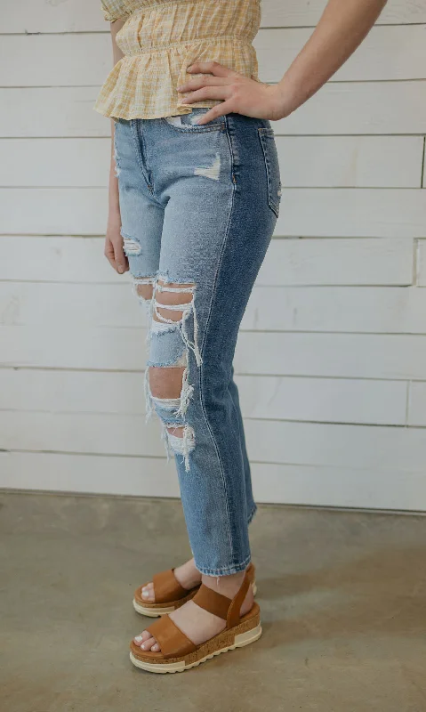 ALYSSA 90'S VINTAGE STRAIGHT DENIM BY IVY & CO