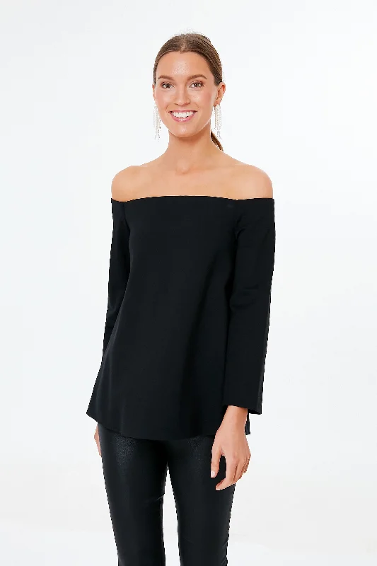 Black Miranda Off The Shoulder Blouse