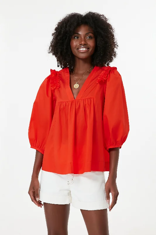 Coral Cheryl Blouse