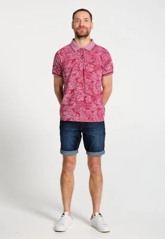 Polo Homme Selva Sangria Jungle