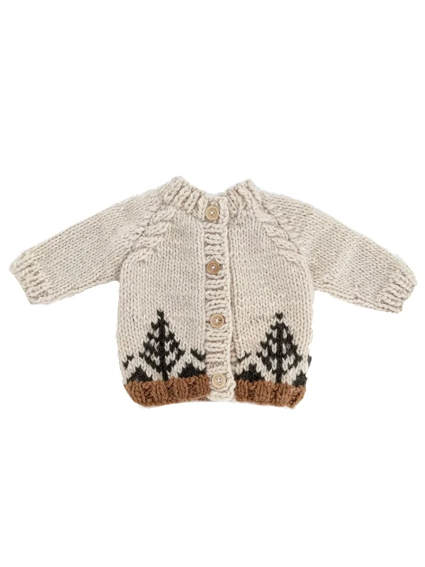 Cardigan Knit Sweater, Forest