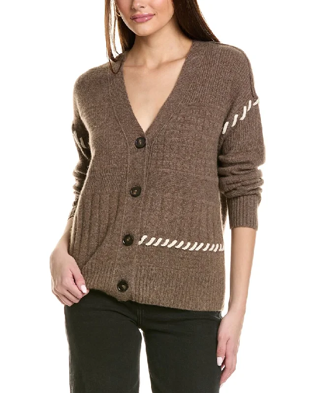 Design History Patchwork Cashmere Cardigan