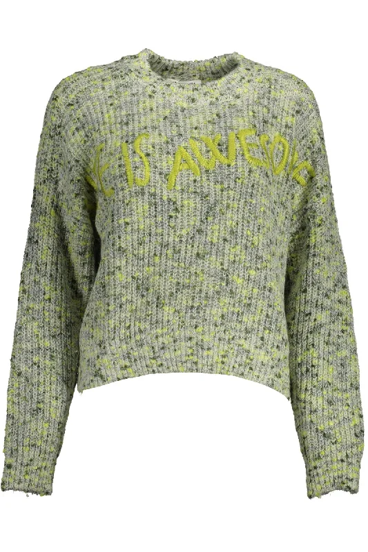 Desigual  Embroide Sweater with Contrasting Women's Accents