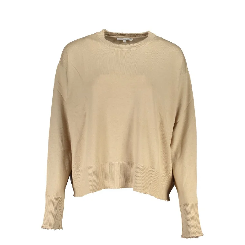 Patrizia Pepe Chic  Crew Neck Sweater with Contrast Women's Details