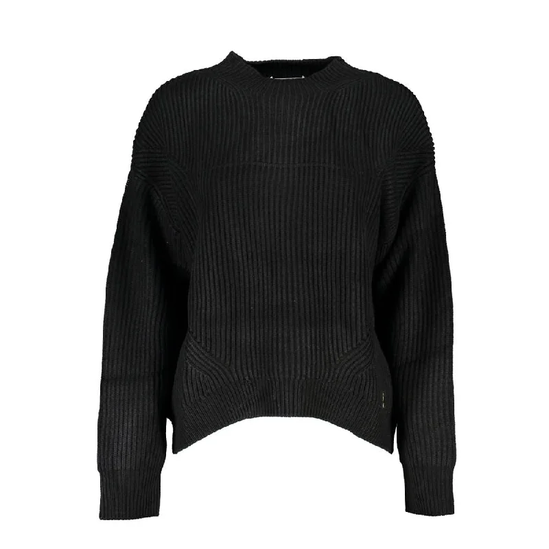 Patrizia Pepe Chic Turtleneck Sweater with Contrast Women's Accents