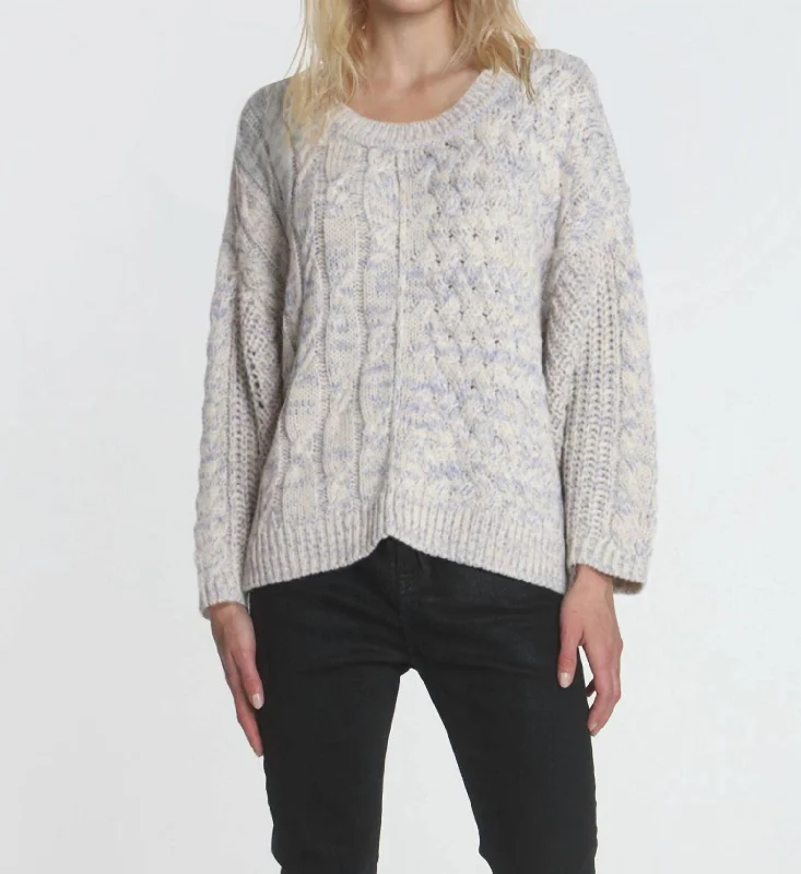 Shiloh Medley Scoop Sweater In Dune