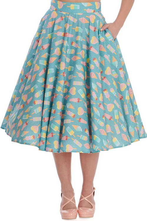 Banned Ice Cream Swing Skirt