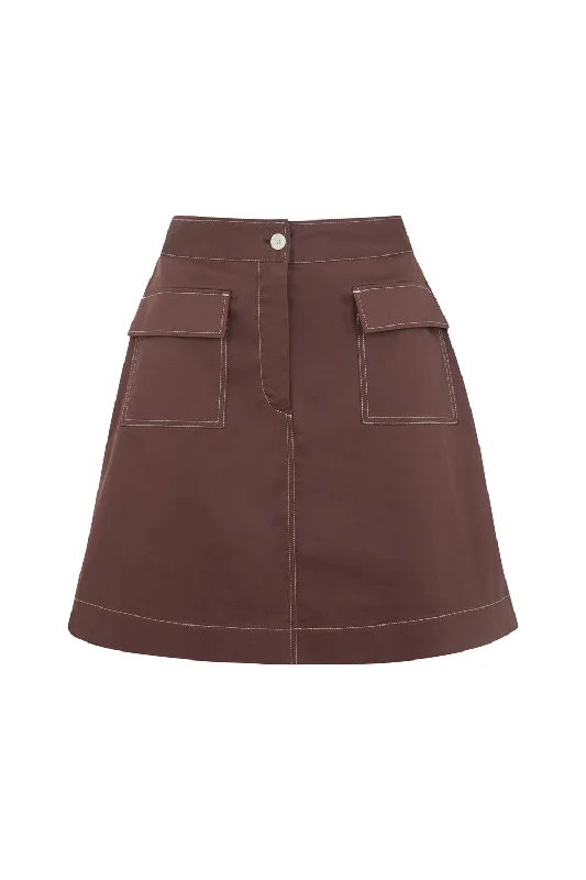 Francis Skirt Maroon