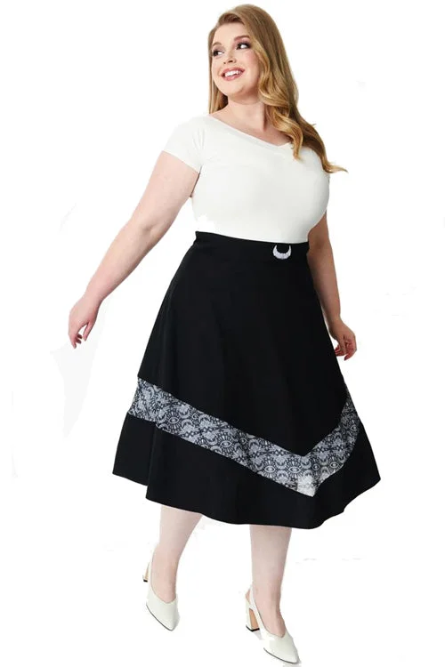 Timeless London Batwing High Waisted Midi Skirt