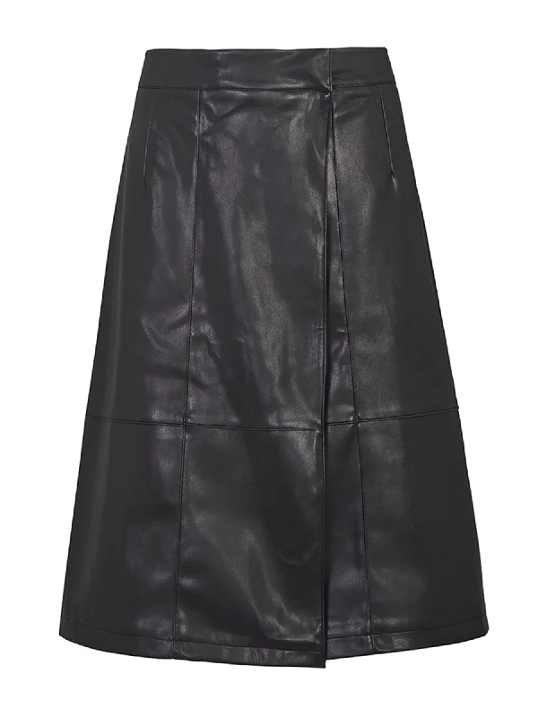 Vegan Leather Skirt