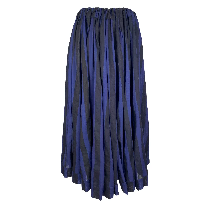 Vivian Skirt in Midnight Stripe