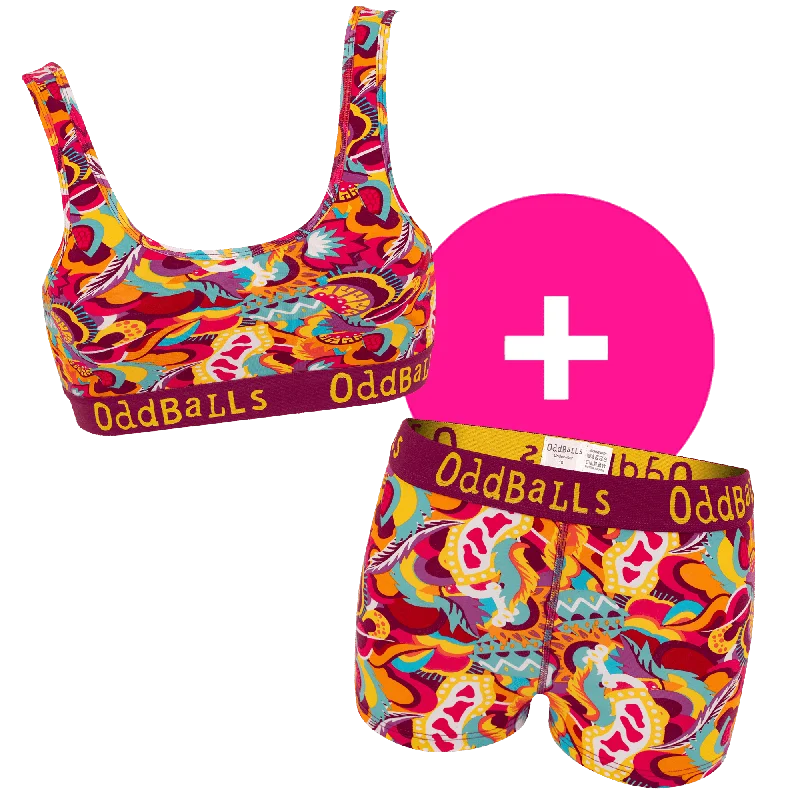 Festival - Women's Bralette and Boxers Bundle