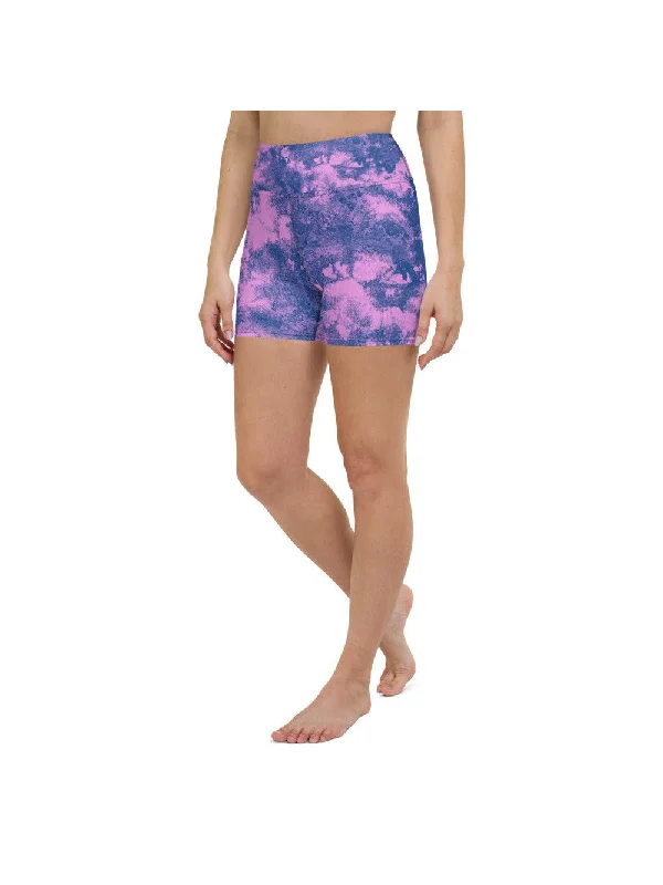 Navy Glaze Yoga Shorts