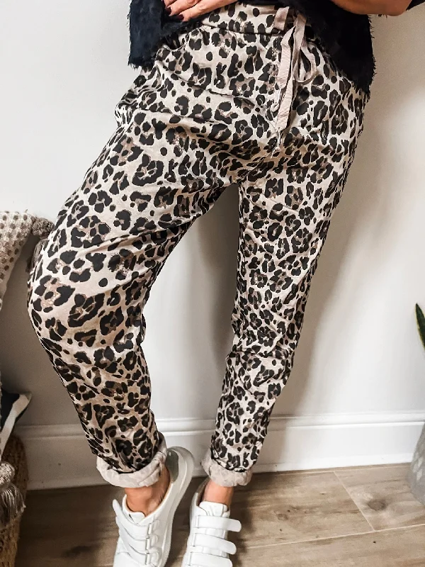 Posh Leopard Magic Pants