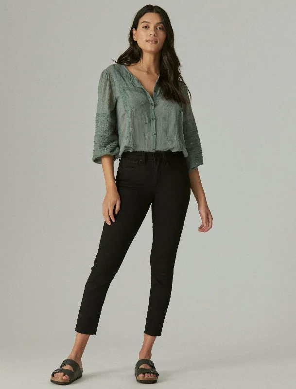 Lucky Brand Women's High Rise Bridgette Skinny