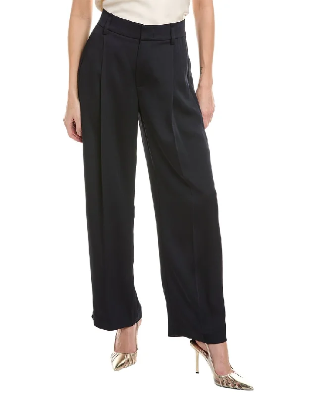 Vince Silk-Blend Pull-On Pant