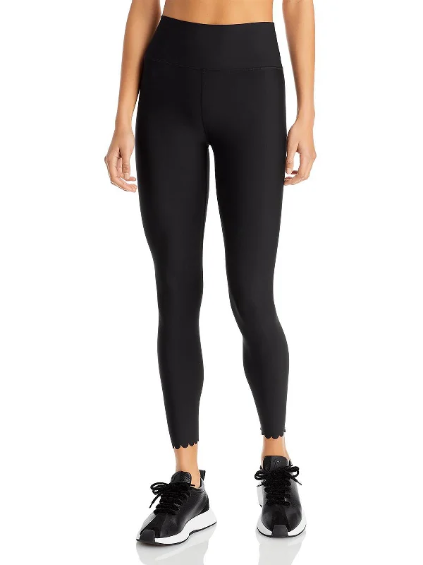 Womens High Rise Running Athletic Leggings