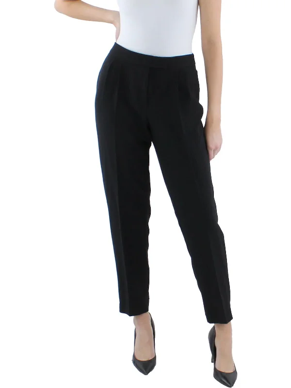 Womens Pleated Compression Dress Pants